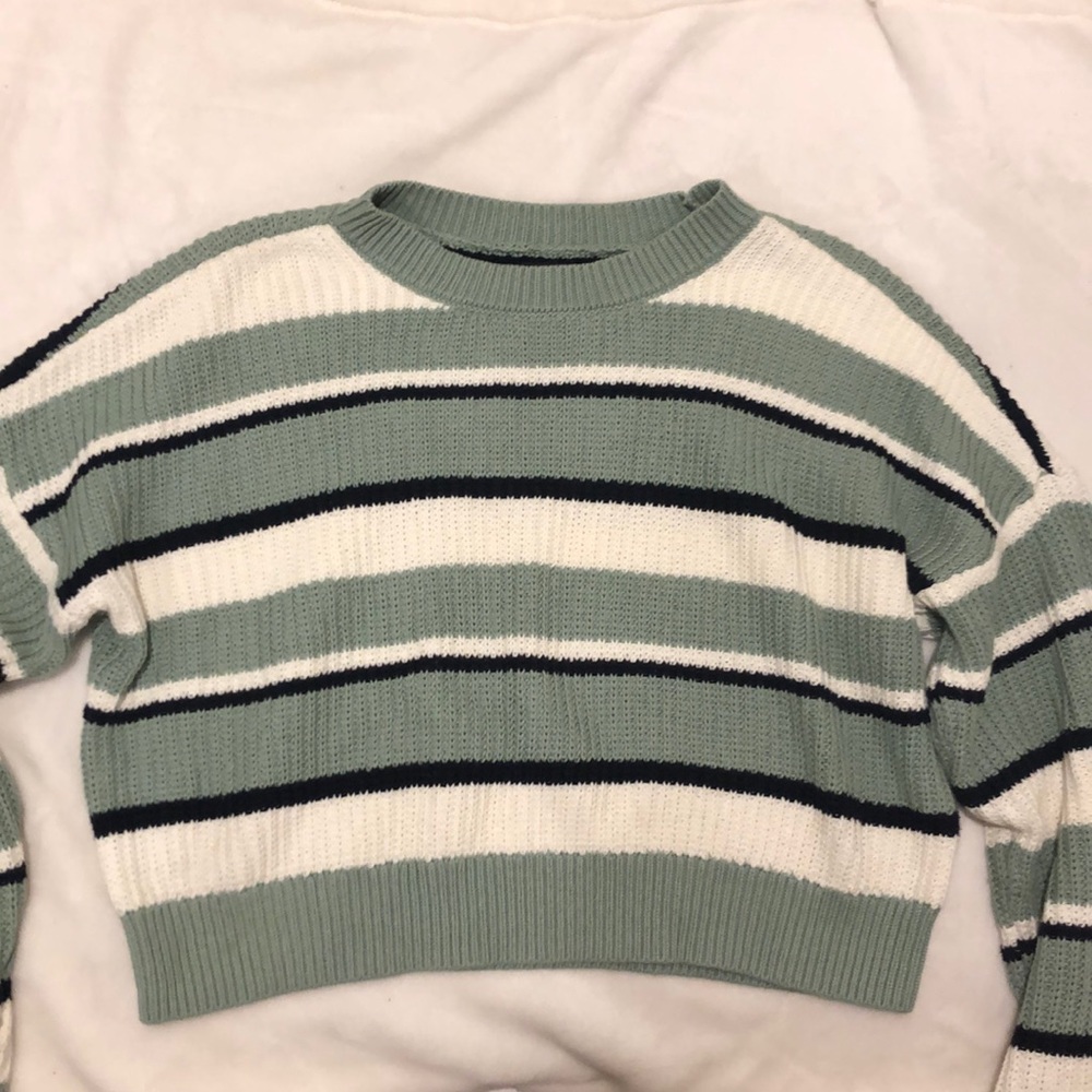 Pacsun PS/LA Striped Crocheted Sweater Size Small